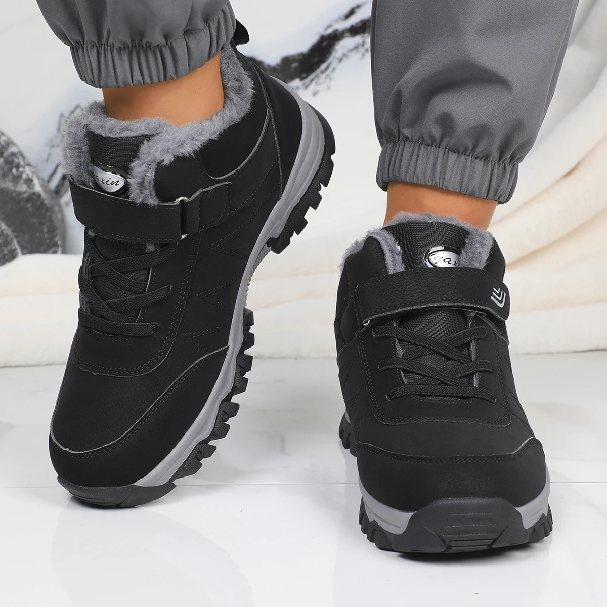 Women'S Shoes Hike - Winter Men Boots High Quality Warm