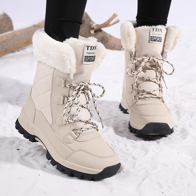 Women'S Shoes Hike - Winter Women Snow Boots Waterproof Leather