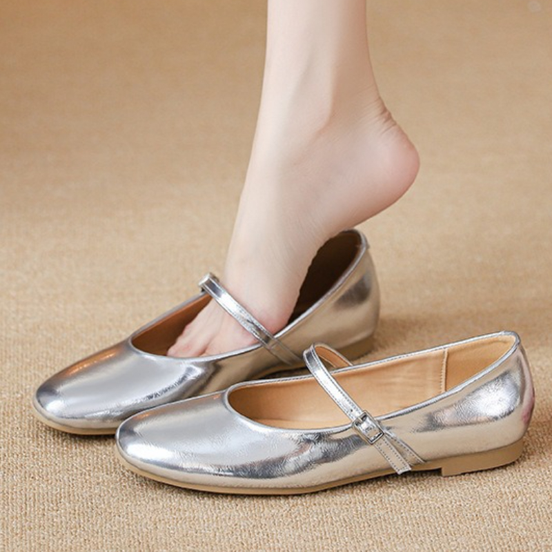 Silver Ballet Flats Shoes Wome - Shoes For Women Flats 评论和价格