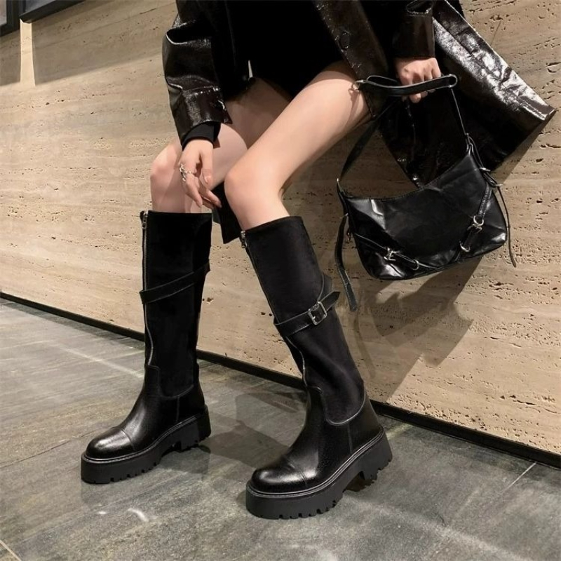 Autumn Winter Belt Buckle Ladi - Women'S Shoes Y2K 评论和价格