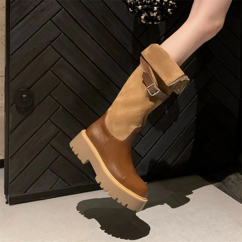 Autumn Winter Belt Buckle Ladi - Women'S Shoes Y2K 评论和价格