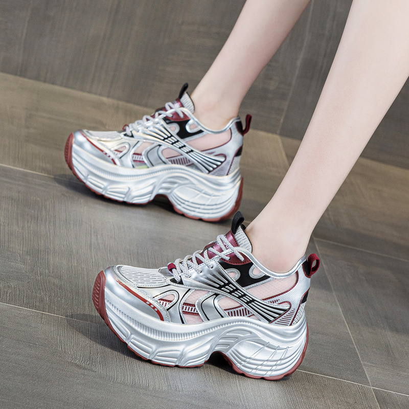 8cm Hidden Height Increasing P - Women'S Shoes Casual Sneakers 评论和价格
