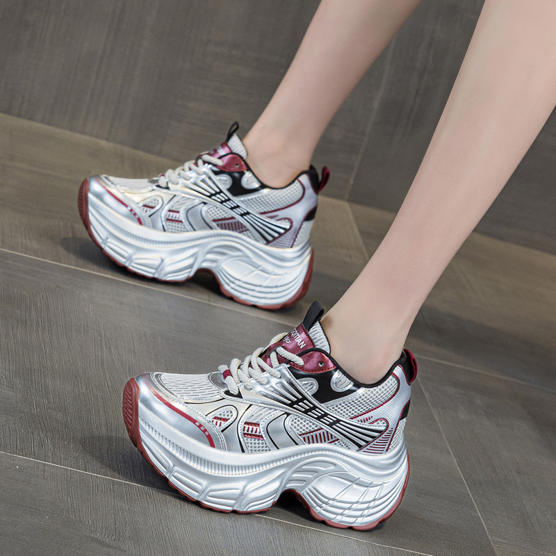 8cm Hidden Height Increasing P - Women'S Shoes Casual Sneakers 评论和价格