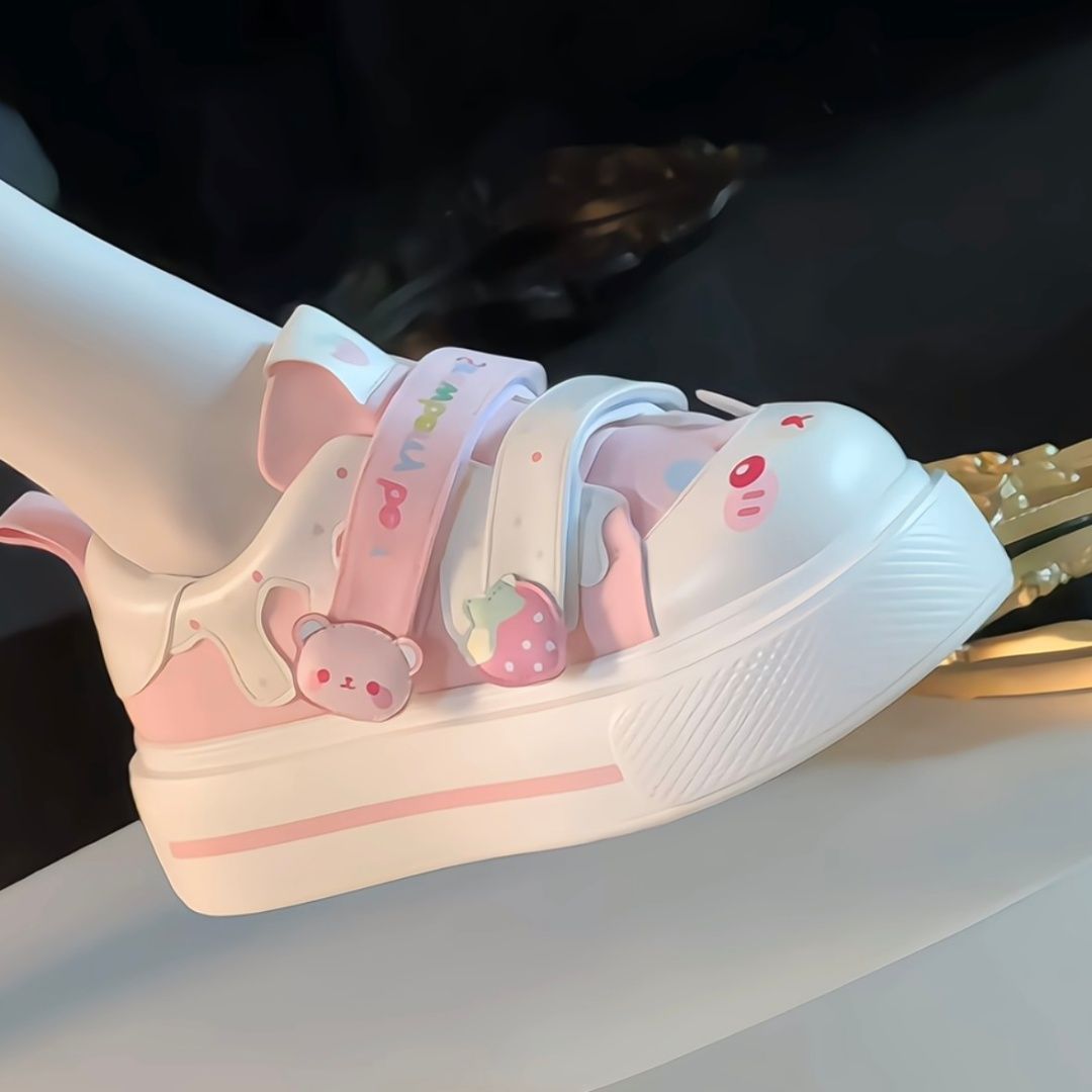 2026 Autumn New Cute Strawberr - Women'S Shoes Casual Sneakers 评论和价格