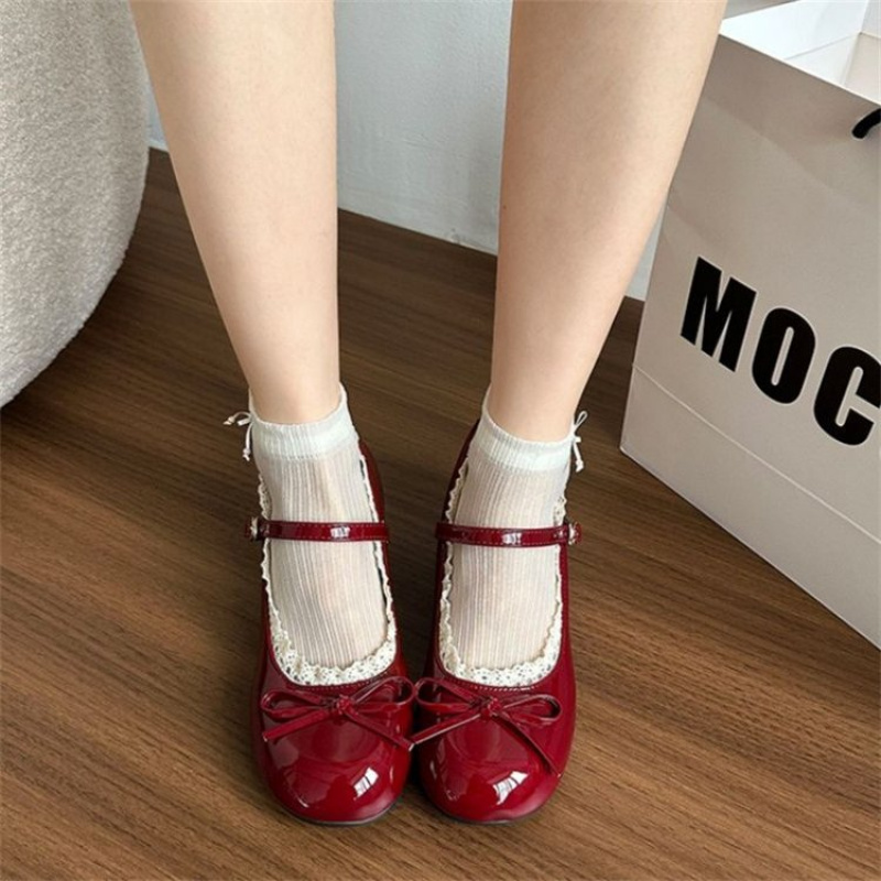 2026 Spring/Fall Women's High- - Women'S Shoes Burgundy 评论和价格