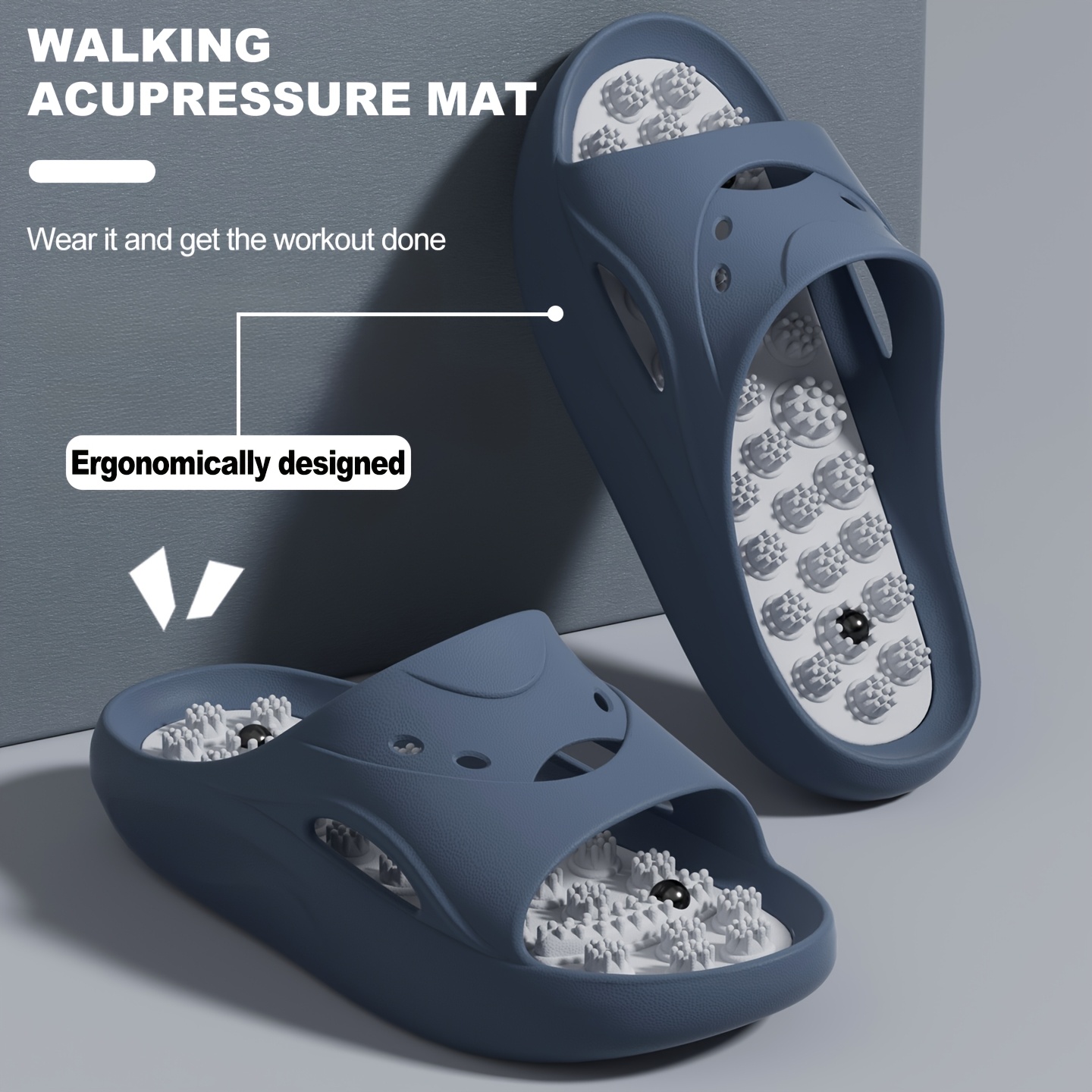 Women Men EVA Massage Slippers - Women'S Shoes For Flat Feet 评论和价格
