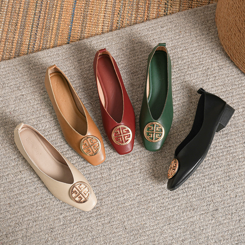 Women's square toe low heels s - Women Shoes Zara 评论和价格