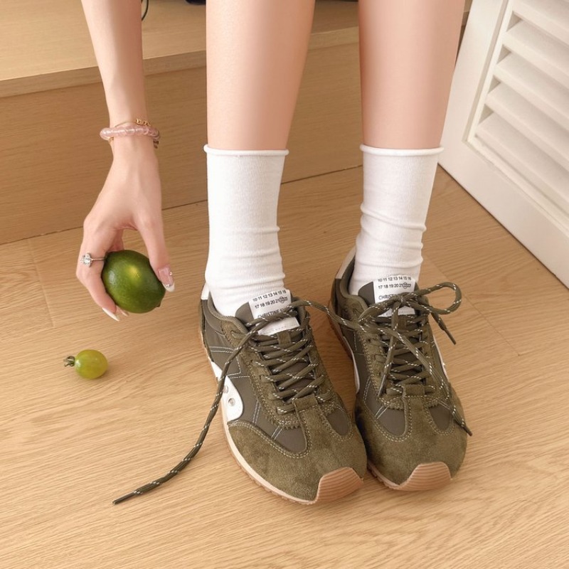 Retro Color Block Sneakers Wom - Women'S Shoes Casual Sneakers 评论和价格
