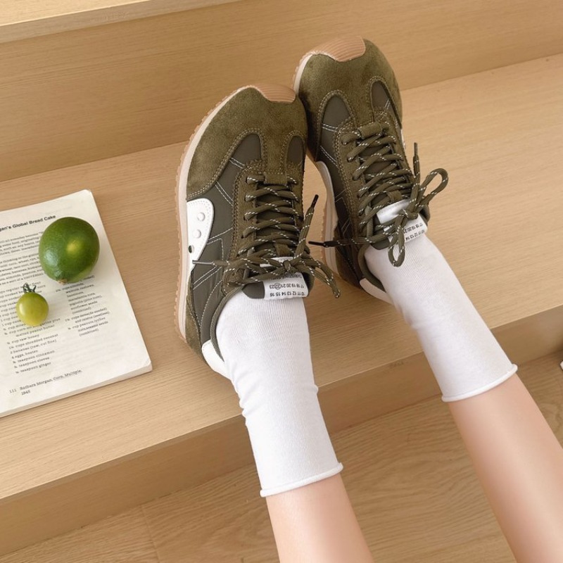 Retro Color Block Sneakers Wom - Women'S Shoes Casual Sneakers 评论和价格
