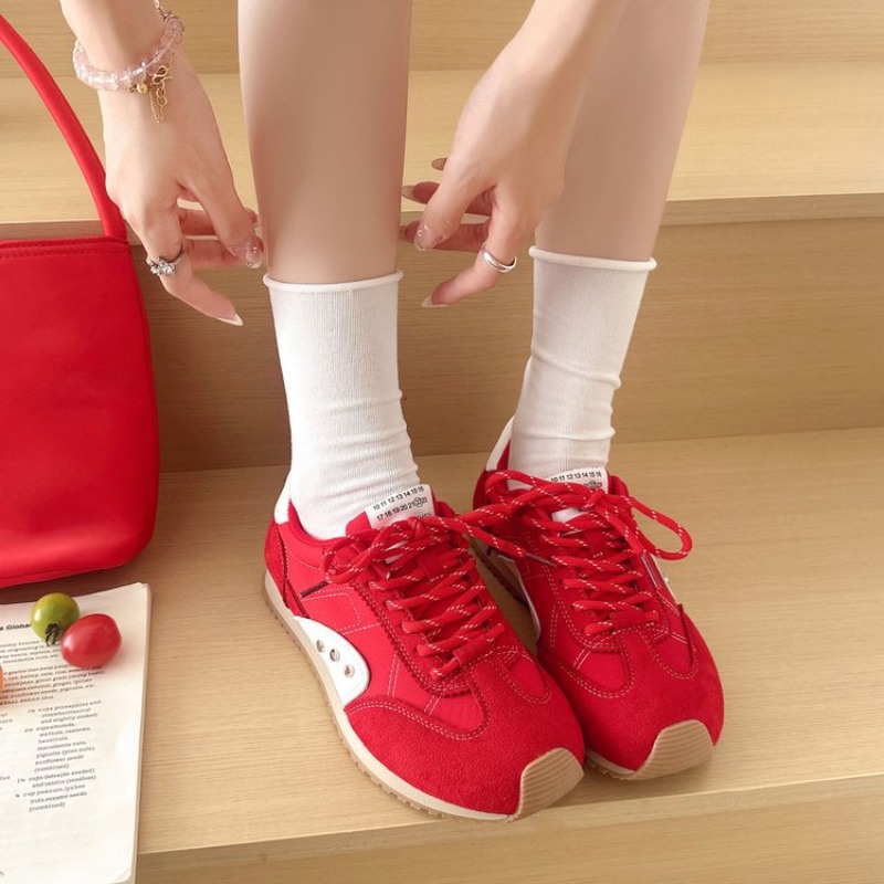Retro Color Block Sneakers Wom - Women'S Shoes Casual Sneakers 评论和价格