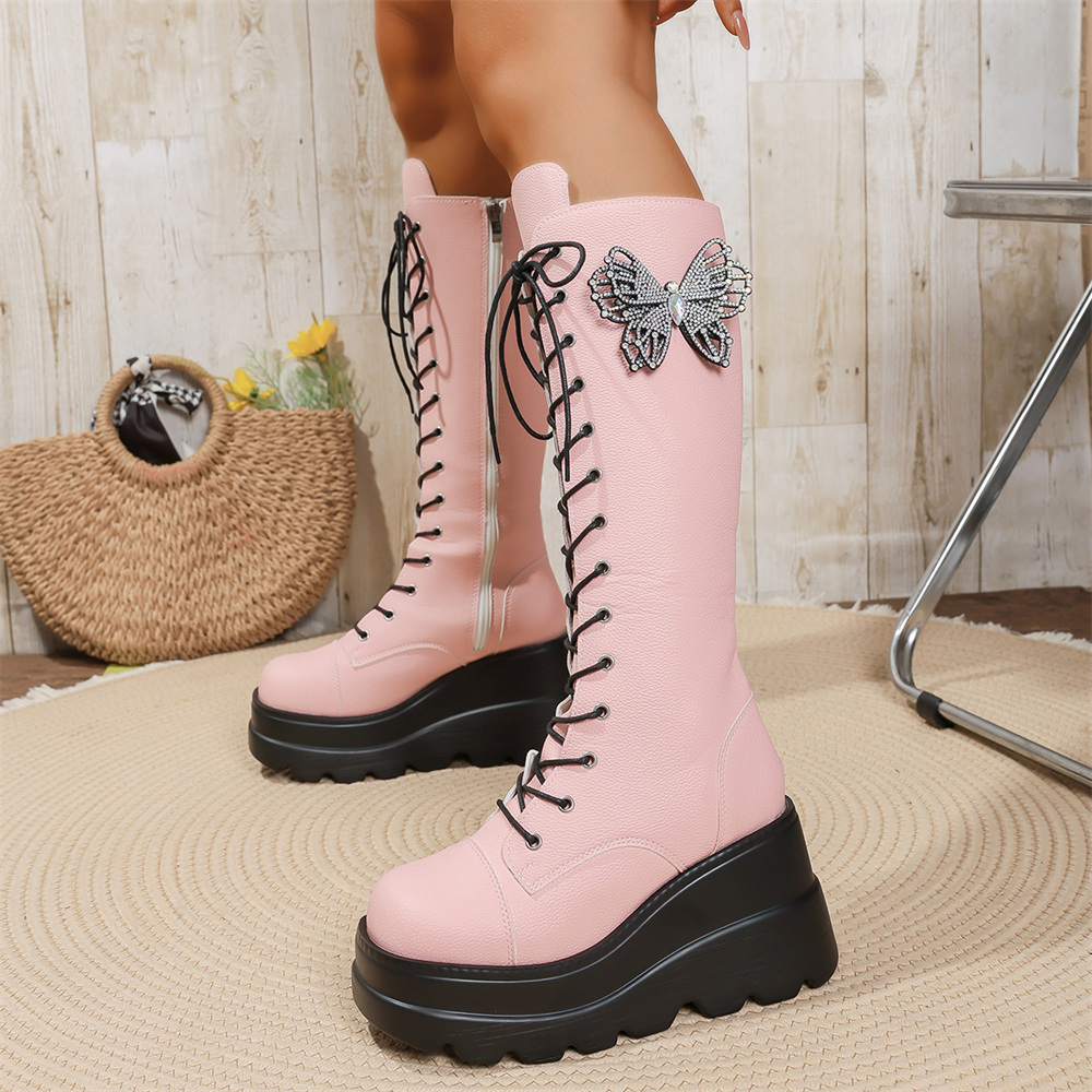 EUR Size 43 y2k Pink Butterfly - Women'S Shoes Y2K 评论和价格