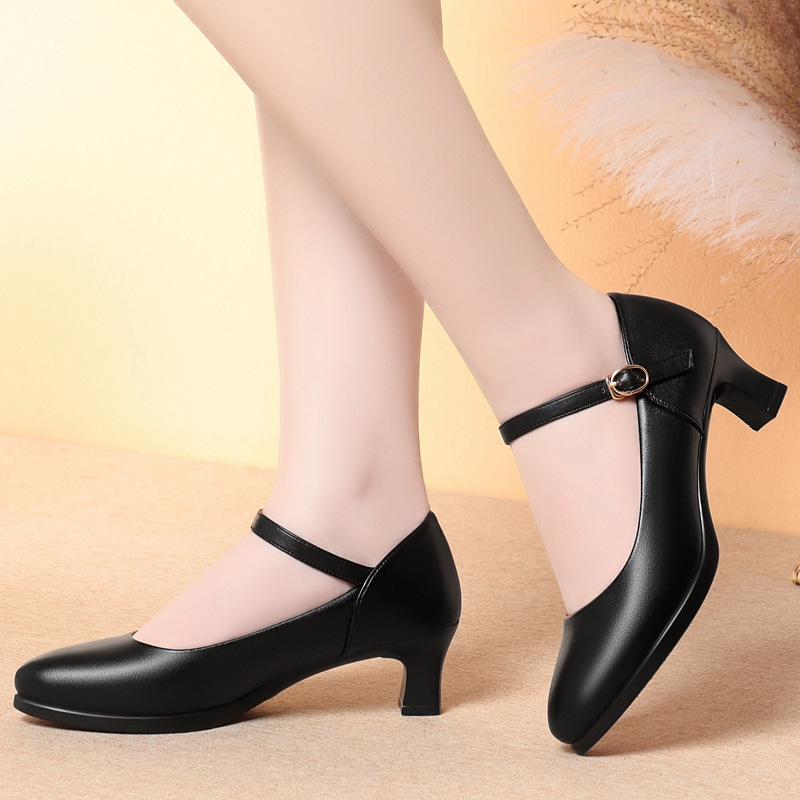 5cm Heels Flight Attendant Wor - Women'S Shoes For Standing All Day 评论和价格