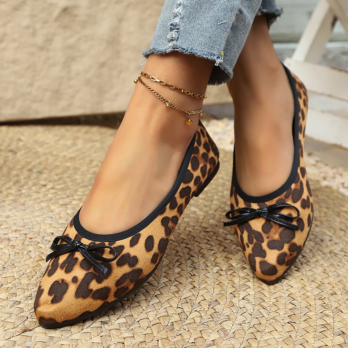 2026 Leopard Flats Women Round - Shoes For Women Flats 评论和价格