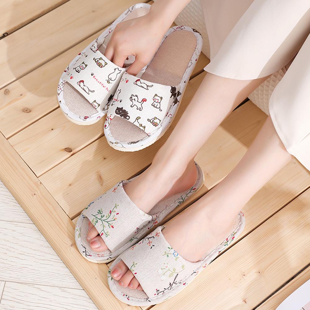 Women Flax Slippers Home Slipp - Women'S Shoes For Flat Feet 评论和价格