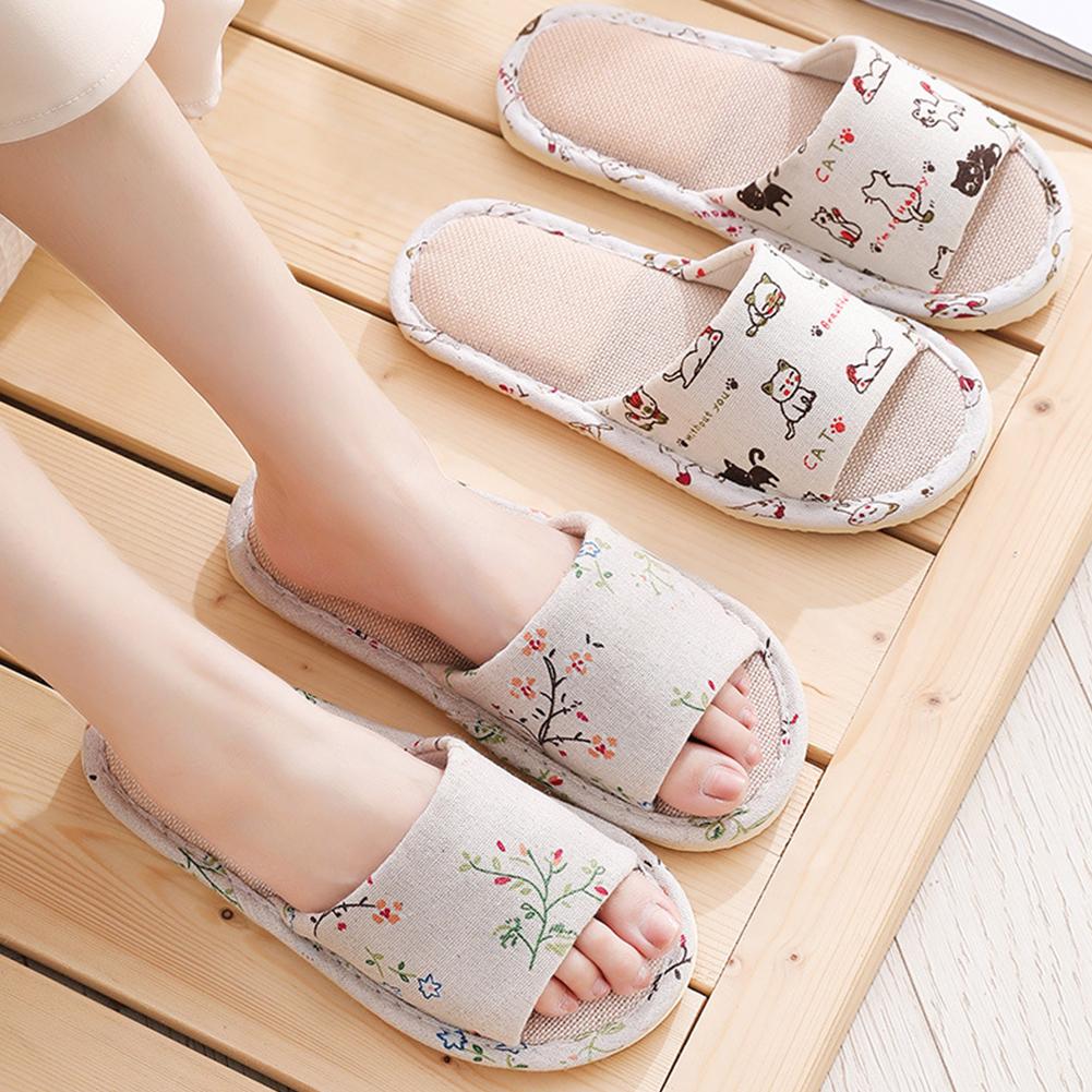 Women Flax Slippers Home Slipp - Women'S Shoes For Flat Feet 评论和价格