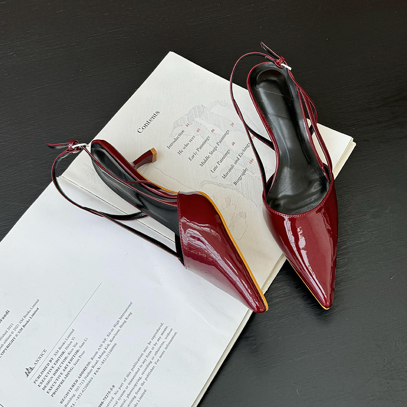 Burgundy High Heels Women Poin - Women'S Shoes Burgundy 评论和价格