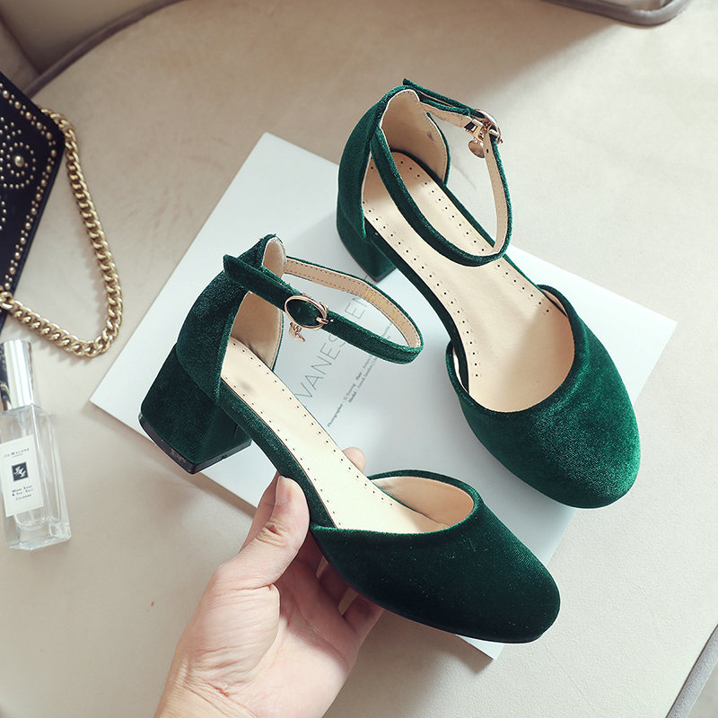 Velvet Velour Green Burgundy C - Women'S Shoes Burgundy 评论和价格