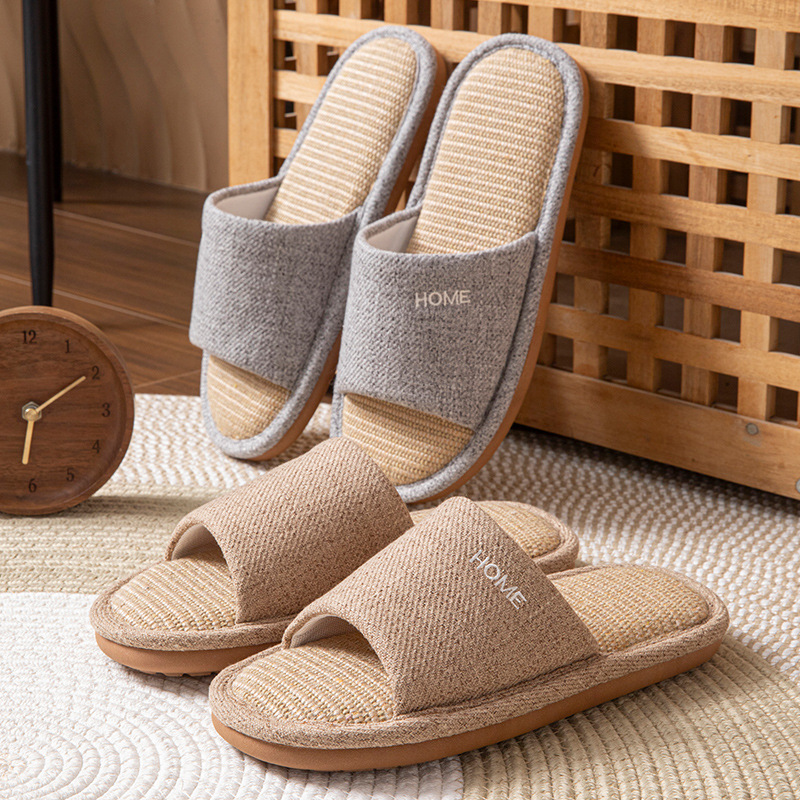Linen Platform Women's Slipper - Women'S Shoes For Flat Feet 评论和价格