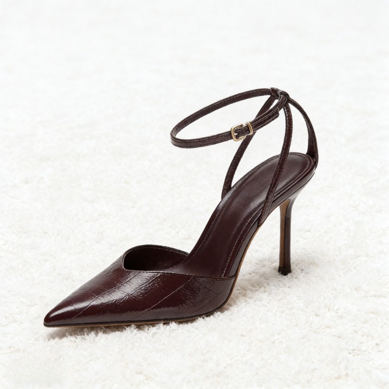 Designer Burgundy Red Ankle St - Women'S Shoes Burgundy 评论和价格
