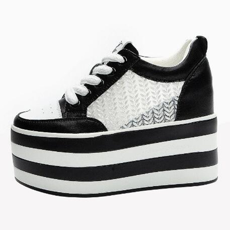 12cm New Synthetic Genuine Lea - Shoes For Women Flats 评论和价格