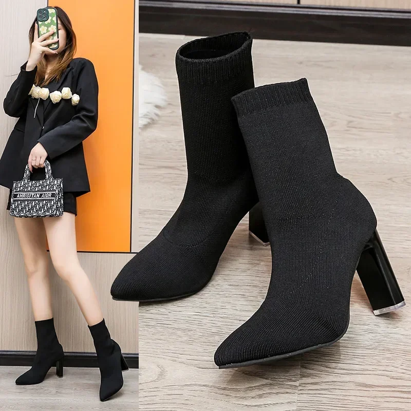 Womens Fashion Heeled Ankle Bo - Women Shoes Zara 评论和价格