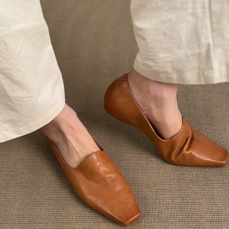 Retro Flat Loafers Women's Sli - Women'S Shoes For Flat Feet 评论和价格
