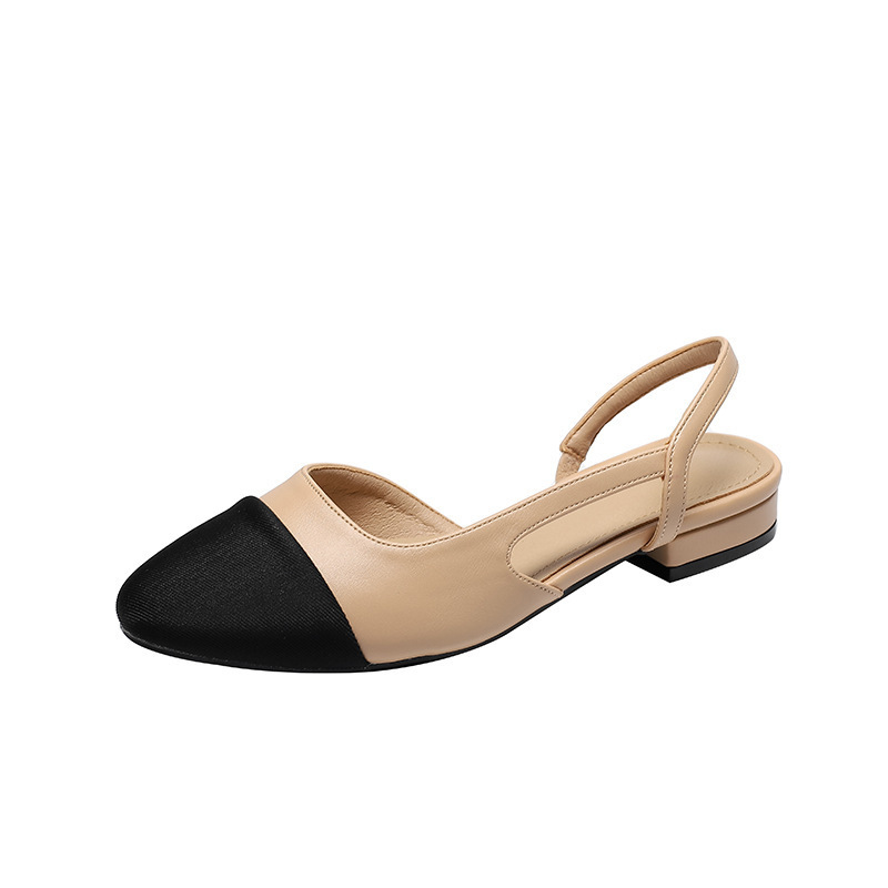 Patchwork Leather Slingbacks W - Women Shoes Zara 评论和价格